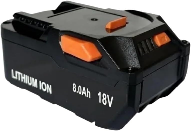 18V 8.0Ah Replacement Lithium-Ion Battery Compatible With RIDGID R840083 R840085 R840086 Cordless Power Angle Grinder Reciprocating Saw Tool Packs