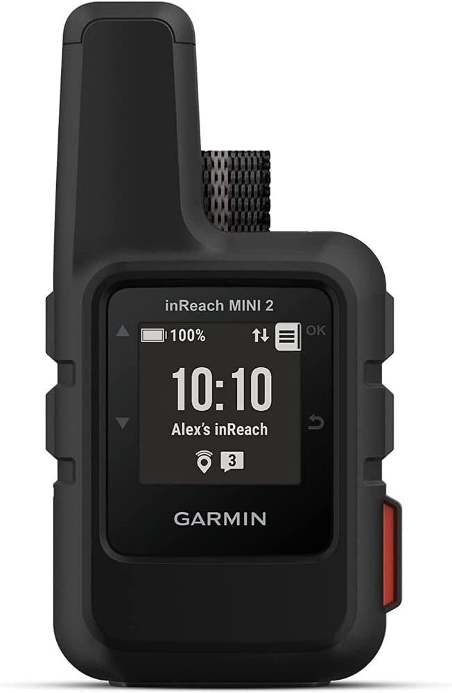 Garmin inReach Mini 2 Satellite Communicator, Two-Way Messaging, SOS, GPS, Black, 010-02602-01 - Bundle w/Deco Essentials 26-Month CPS Plan