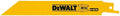 DEWALT DW4808B 6-Inch 14-TPI Straight Back Bi-Metal Reciprocating Saw Blade, Heavy Gauge Metal, 100-Pack