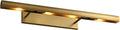 Hardwired Rotatable Brass Picture Light – Gold Wall Art Light for Paintings, Portraits & Photo Frames, Wall-Mounted LED Lighting for Artwork Display (Brushed Brass, 24 in-Picture-Light)
