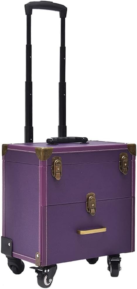 Ladies Multi-layer Large-capacity Cosmetic Case Manicure Tattoo Rolling Multi-function Trolley Suitcase