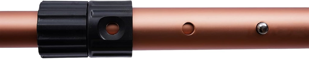 Make-Up Case, Cosmetic Train Table with 4 Rolling Wheels & Lights & Mirror, Pro Make-Up Station, Cover Panel and Easy-to-Clean Extendable Trays, Adjustable Legs, Robust (Rose Gold)