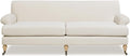 Jennifer Taylor Home Bliss Lawson Two-Cushion Tightback Sofa, French Beige Performance Velvet