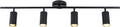 KCO Lighting 4-Light Black Track Lighting Fixtures Ceiling Flexible Mid Century Modern Led Track Light Dimmable Indoor Ceiling Spotlight Kitchen Flush Mount Track Lighting (4-Light)