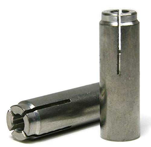 Concrete Drop in Anchors 304 Stainless Steel 5/8'-11 x 2-1/2' Qty 25