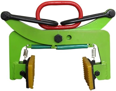 Adjustable 6-Inch Heavy-Duty Steel Lifting Clamp - Versatile Beam Jaw for Stone Lifting, Perfect for Construction & Roadside Curb Applications