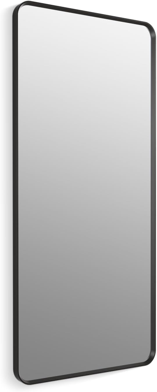 Kohler Essential 28 in. X 60 in. Rectangular Mirror in Matte Black