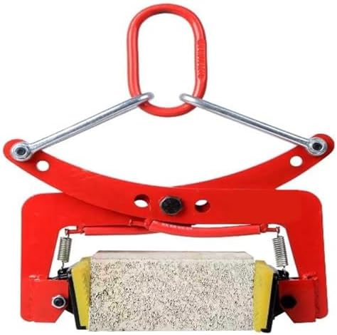 Vertical Plate Clamp, Heavy Duty Steel Lifting Tool for Stone and Marble Handling, Ensures Secure and Efficient Material Transport,6in