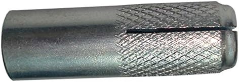 (100) 1/4' Knurled Drop-in Anchors 304 Stainless Steel with Internal Plug.