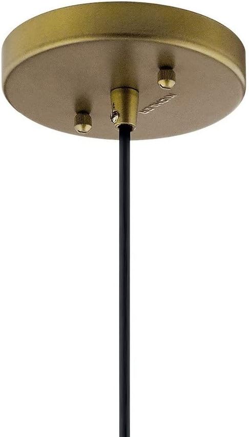 Kichler 43850NBR Avery Pendant, 1-Light 100 Watts, Natural Brass