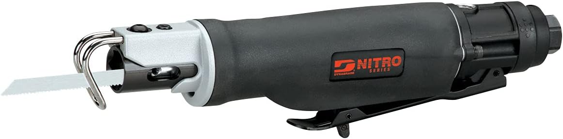 Dynabrade (RS1) Straight Line Reciprocating Saw | 3/8'' Stroke Length, 9000 SPM Pneumatic Motor | Cuts Plastics, Fiberglass, Composites, Aluminum, Sheet Metal
