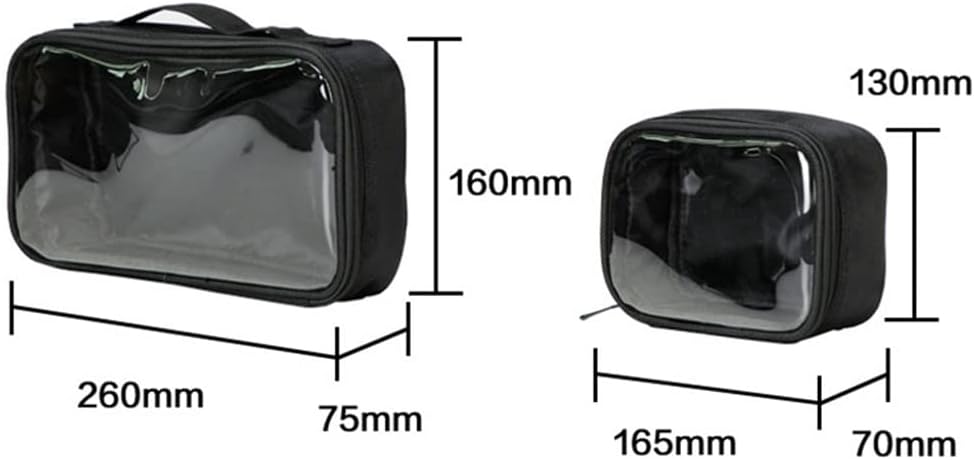 Trolley Case Oxford Black Travel Large Capacity Beauty Suitcase Ladies Cosmetic Bag Cosmetics Storage Toolbox