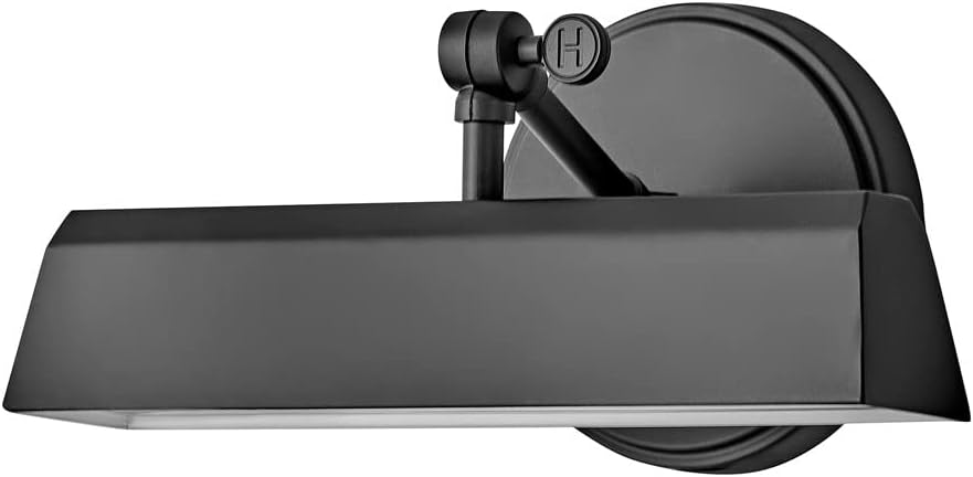 Hinkley Arti Small Adjustable Accent Picture Light, Black