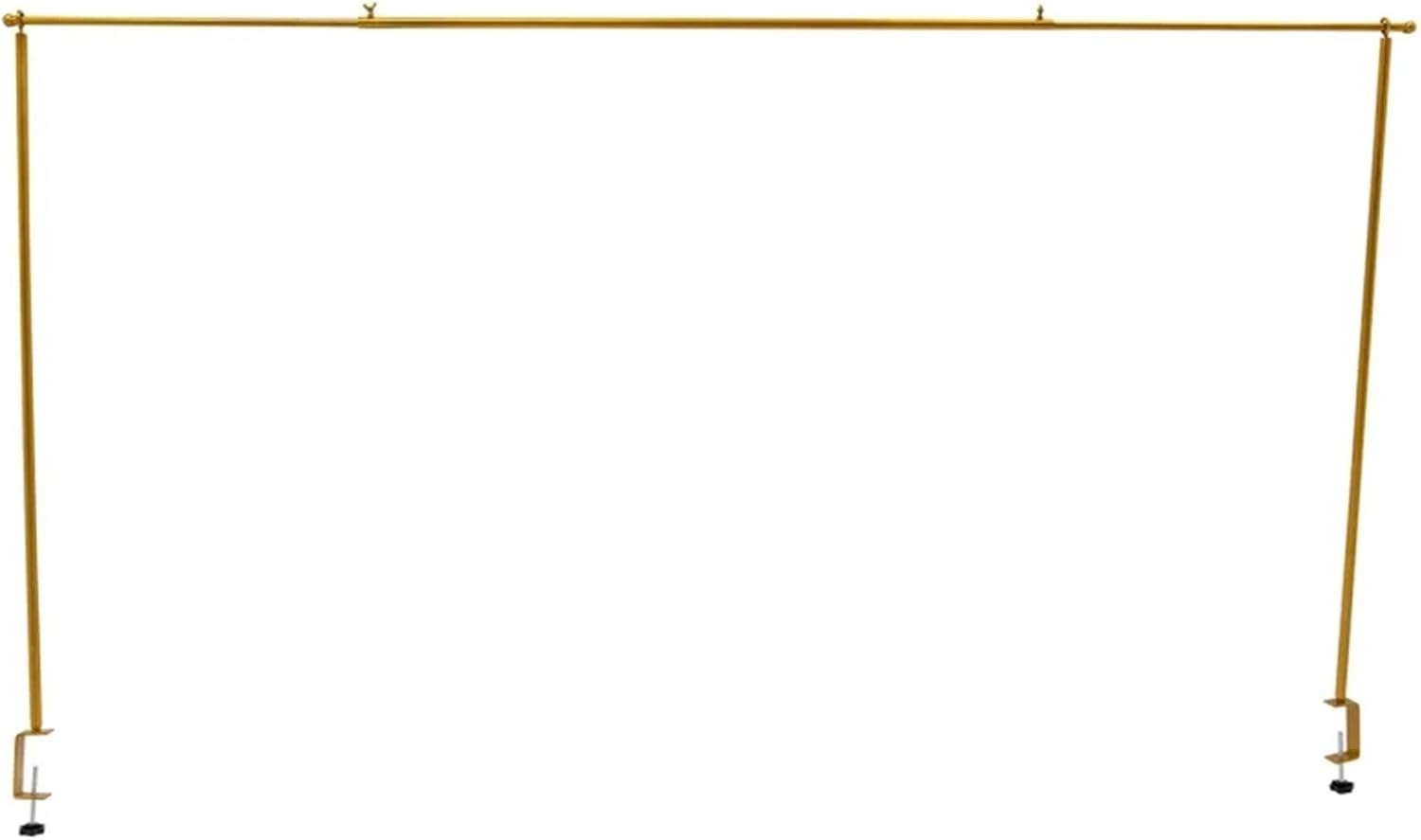 Table Arch Stand 3.94-6.56ft Adjustable Wedding Arch Bracket Metal Stand for Birthday Parties,Christmas Decorations(Gold)