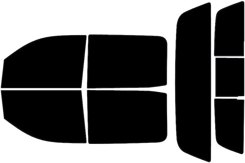Rvinyl Avery Dennison NR Nano Ceramic IR Window Tint Kit Compatible with Chevrolet Silverado 2014-2018 (4 Door) - Complete Precut Kit - 5%