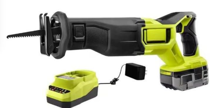PBLRS01K1 Fits For RYOBI HP 18V Brushless Cordless Reciprocating Saw Kit with 4.0 Ah HIGH PERFORMANCE Battery and Charger