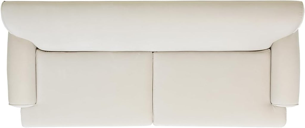 Jennifer Taylor Home Bliss Lawson Two-Cushion Tightback Sofa, French Beige Performance Velvet