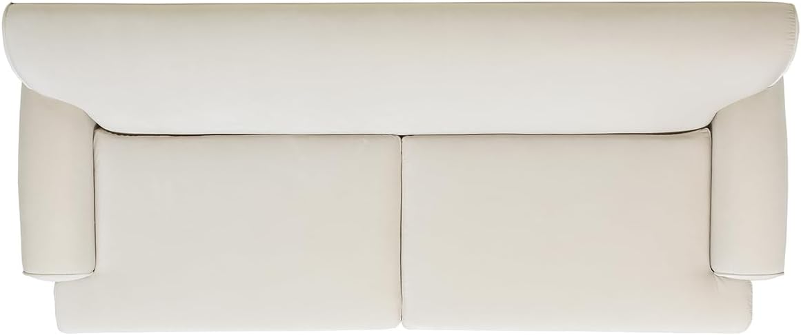 Jennifer Taylor Home Bliss Lawson Two-Cushion Tightback Sofa, French Beige Performance Velvet