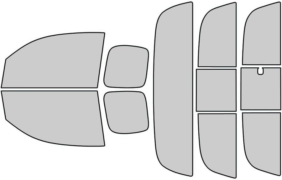 Rvinyl Avery Dennison NR Nano Ceramic IR Window Tint Kit Compatible with Toyota Tacoma 2016-2023 (2 Door Access Cab) - Complete Precut Kit - 5%