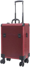 Ladies Makeup Suitcase With Wheels Large-capacity Storage Toolbox Professional Manicure Travel Trolley Case(D)