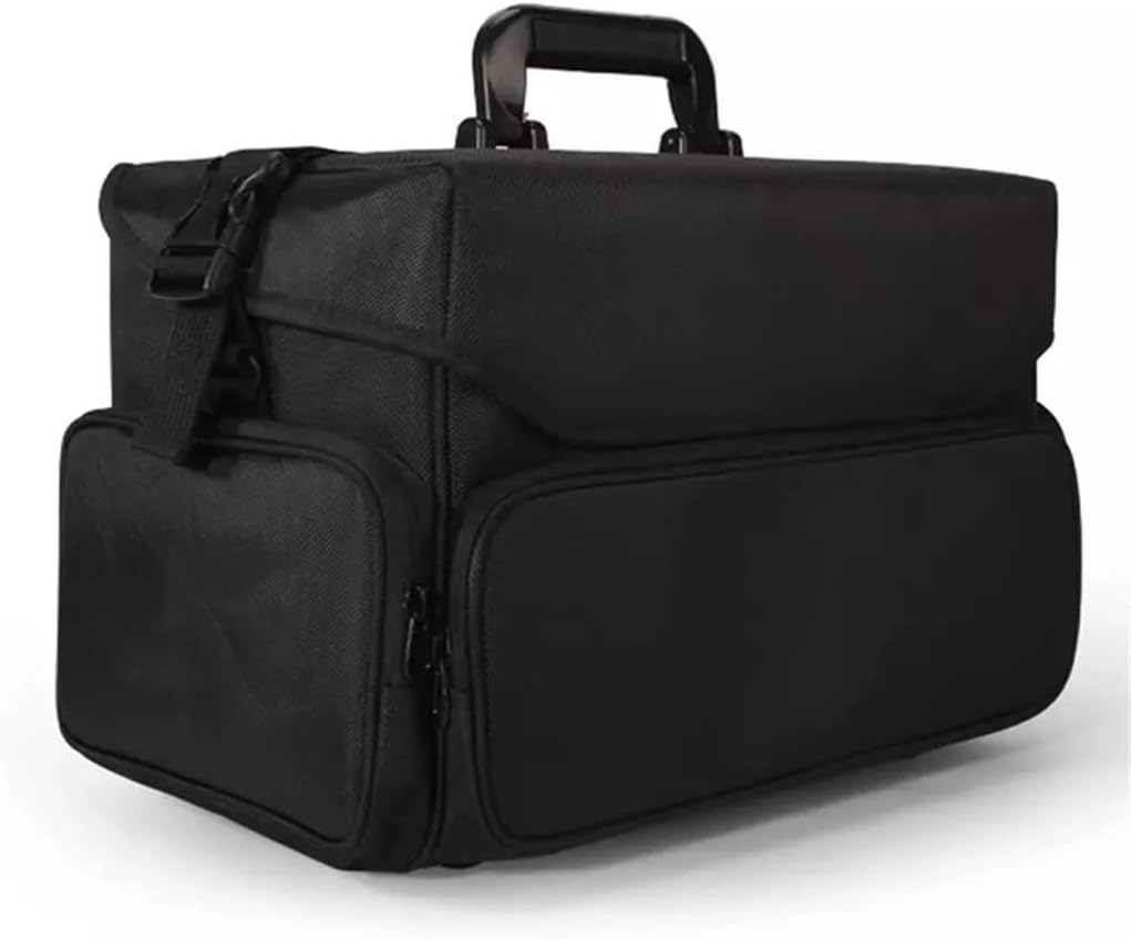 Large Trolley Makeup Case Nail Art Toolbox Suitcase Ladies Beauty Tattoo