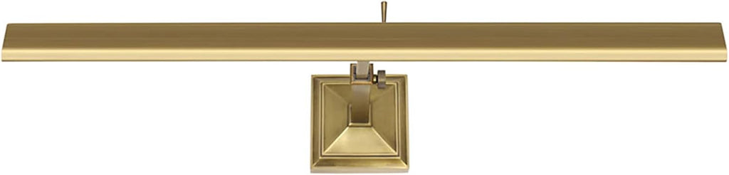 WAC Lighting dweLED, Hemmingway 24in LED Adjustable Picture Light 2700K in Burnished Brass