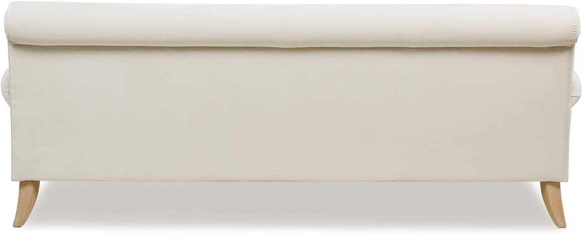 Jennifer Taylor Home Bliss Lawson Two-Cushion Tightback Sofa, French Beige Performance Velvet