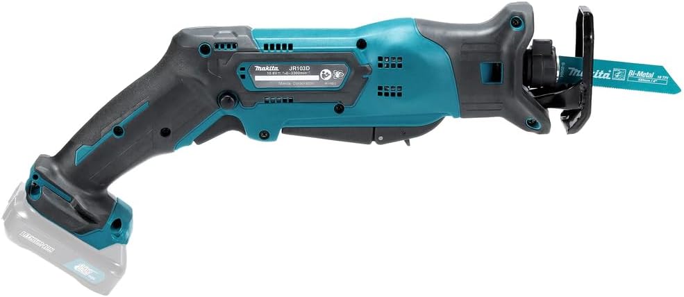 Makita JR103DZ 12V Max Li-Ion CXT Reciprocating Saw - Batteries and Charger Not Included, Blue