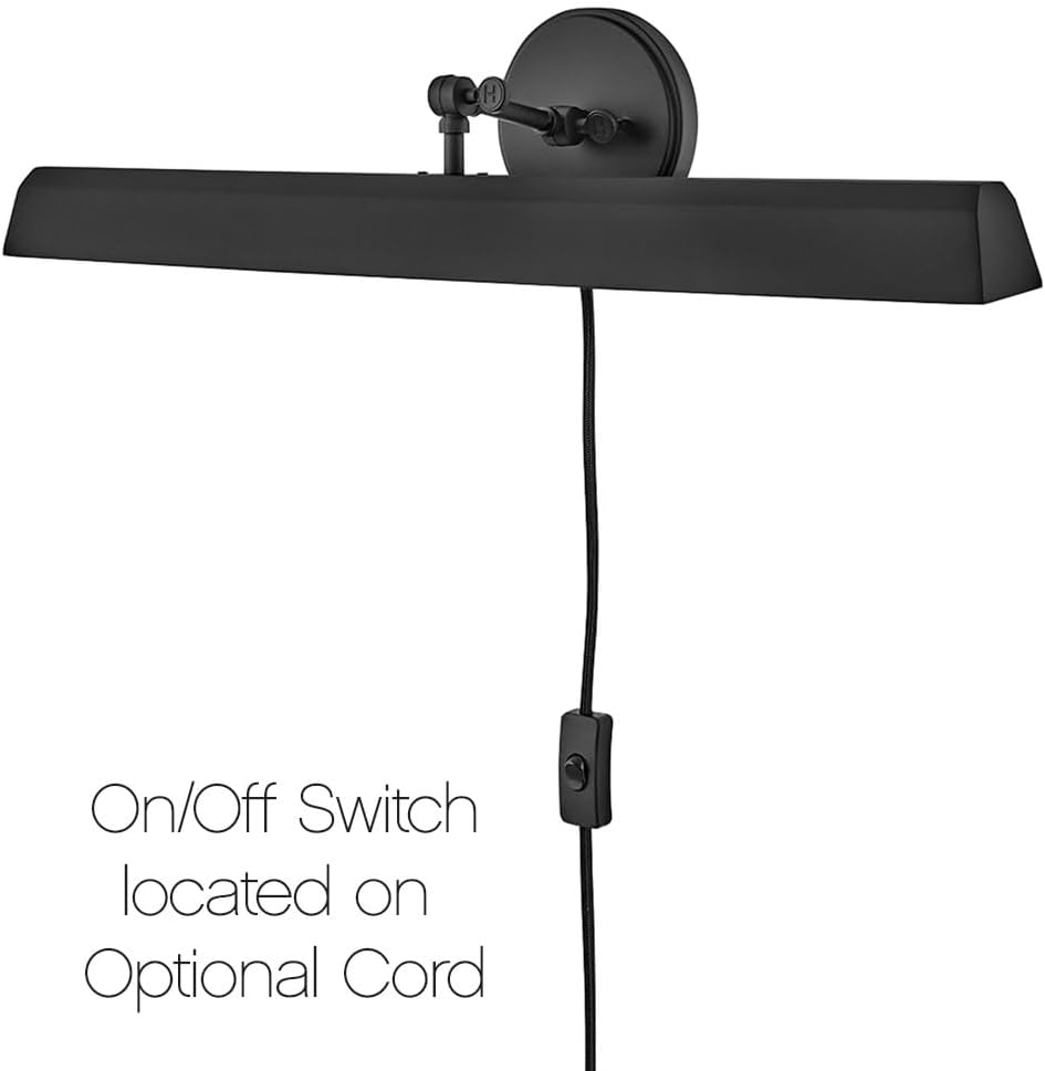 Hinkley Arti Large Adjustable Accent Picture Light, Black