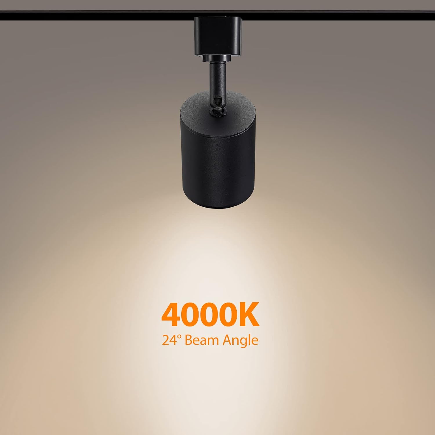 VANoopee 16-Pack 10W Dimmable LED Track Lighting Heads H Type Track Light Replacement Fixtures Bright 4000K Neutral White Ceiling Spotlight for Accent Task Art, Flicker Free CRI90+ 24° 800lm Black