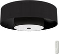 Hunter Fan 30 inch Matte Black - Indoor Fandelier with Light, Remote, Modern-Style, Ceiling Fan for Living Room, Bedroom, Mudroom, Office, Kitchen (Renewed)