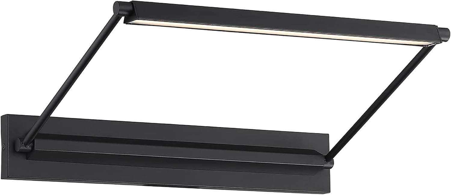 WAC Lighting dweLED, Hudson 17in LED Adjustable Picture Light 3000K in Black