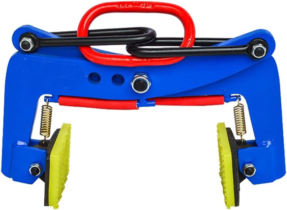 Heavy Duty 6 Inch Granite Lifting Clamp with Hanging Ring - Durable Vertical Stone Clamp for Safe Lifting & Transporting Heavy Stone Slabs - Essential Stone Carry
