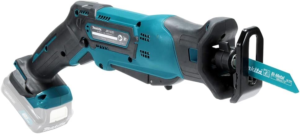 Makita JR103DZ 12V Max Li-Ion CXT Reciprocating Saw - Batteries and Charger Not Included, Blue