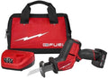 2520-21XC Power Cordless Reciprocating Saw for Milwaukee M12 12V FUEL Brushless Reciprocating Saw Kit - Red/Black
