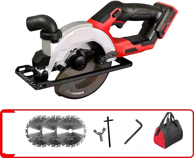 Reciprocating Saw, Brushless Electric Wood Cordless Battery Circular Saw 52.5mm Cutting Depth Woodworking Power Tools