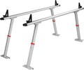VEVOR Truck Rack with 8 Non-Drilling C-Clamps, 19-34in Adjustable Height Aluminum Ladder Rack for Truck, 800 lbs Capacity Heavy Duty Truck Bed Rack Two-Bar Set for Kayak, Surfboard, Lumber, Ladder