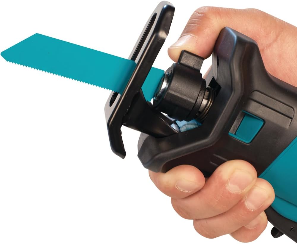 Makita JR103DZ 12V Max Li-Ion CXT Reciprocating Saw - Batteries and Charger Not Included, Blue