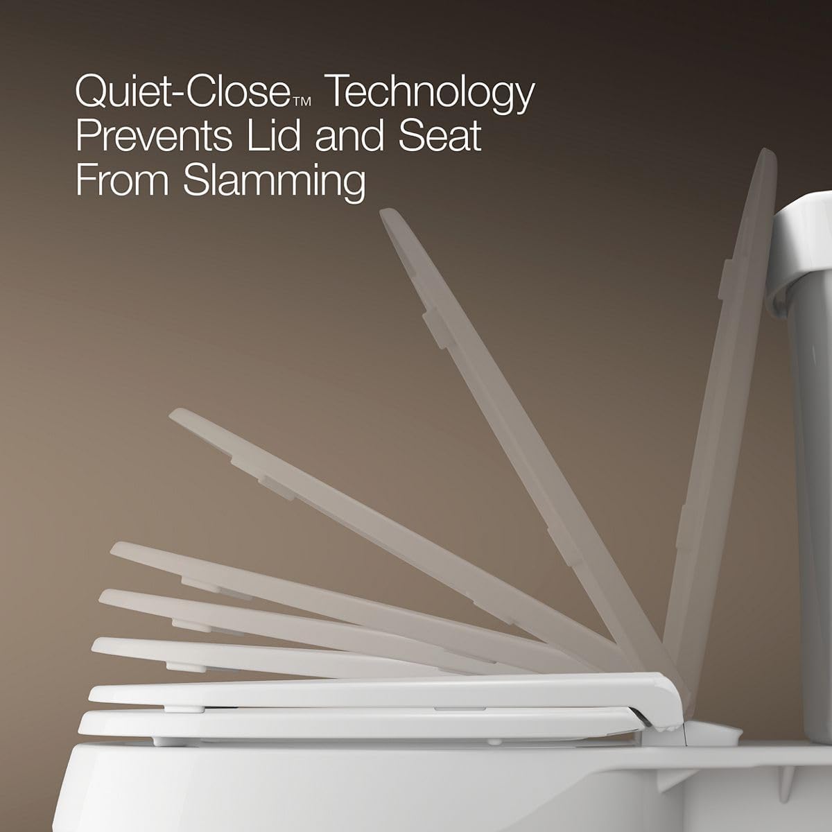 KOHLER 4639-RL-NY Cachet ReadyLatch Round Toilet Seat Soft Close, Dune (Pack of 2)
