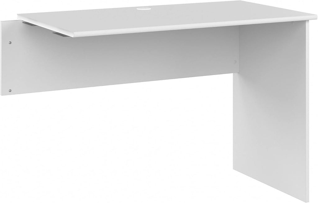 Bush Home Cabot 42W Shell Desk Return in White