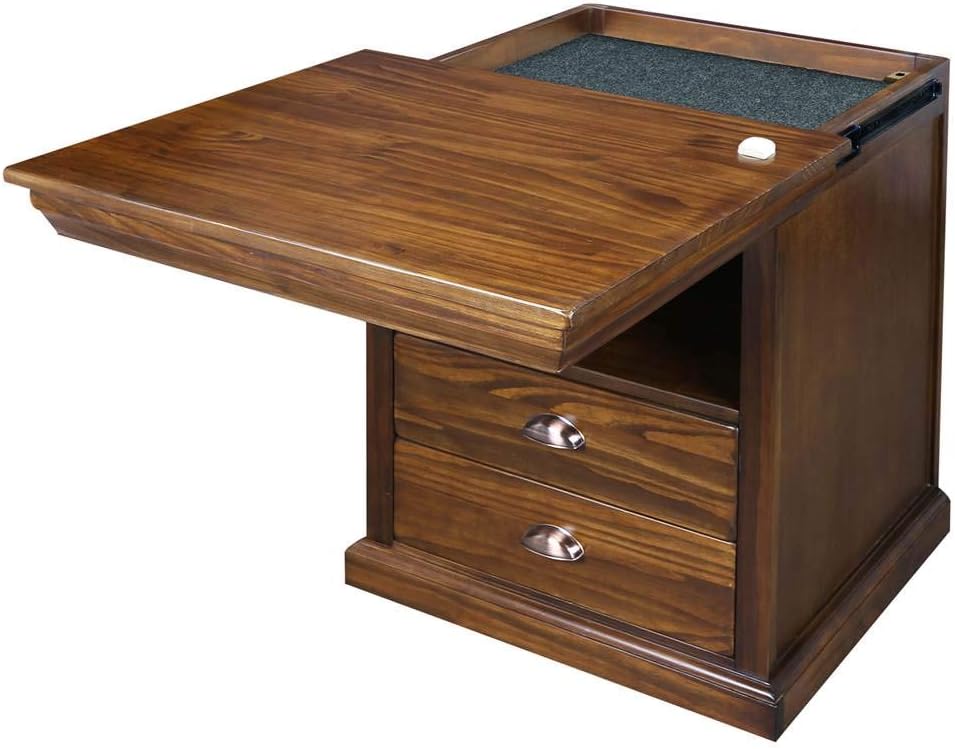 Casual Home Lincoln Nightstand Compartment, Concealment Furniture, Mocha