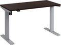 Bush Business Furniture 48-inch Electric Height Adjustable Standing Desk, Ergonomic Sit-Stand Computer Table for Home and Professional Office, Move 40 Series, Black Walnut with Metallic Gray Base
