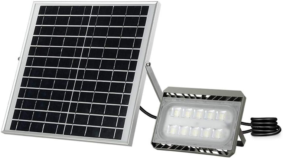 Home Solar Floodlight,Ip65 Waterproof Outdoor Safety Light Home Remote Control Super Bright Spotlight Ip66/65, Rechargeable Work Light,Warm Light50W,White Light-50W