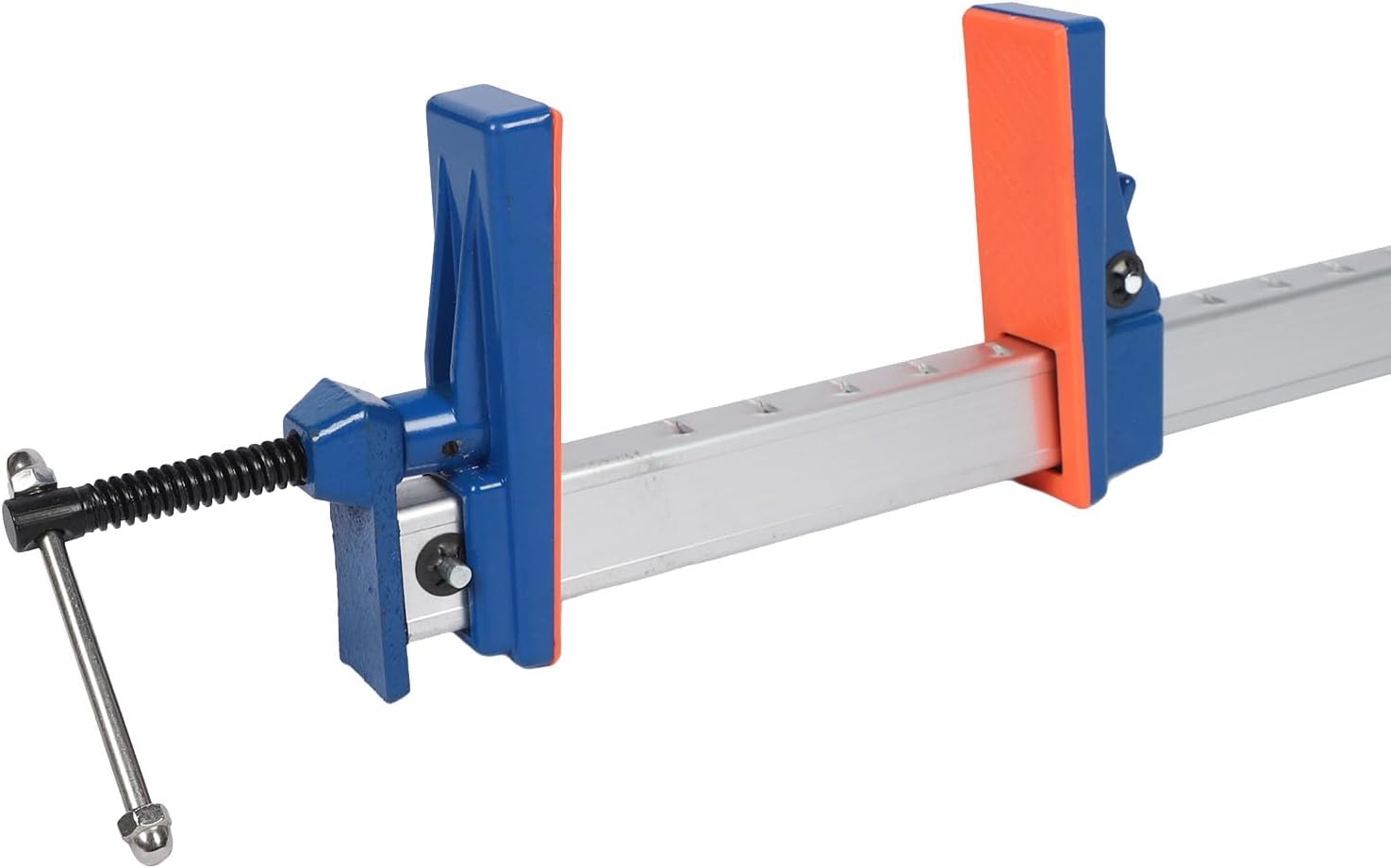 Woodworking F Clamp Heavy Duty Aluminum Alloy F Type Bar Clamp for DIY Crafts Furniture Manufacturing 188cm 74in