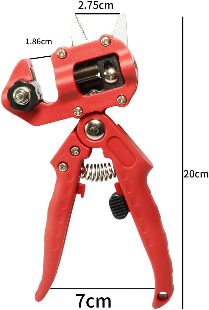 Professional Grafting Tool Kit for Gardeners, Includes Fruit Tree Pruning Shears, 8 Replaceable Blades, Grafting Tape & Scissors - Essential Gardening Supplies