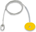 Frontline Fall Protection DT606 Drop Thru Anchor 6' Round Plate with 6' Cable | OSHA & ANSI Compliant | Removable and Reusable Anchor Point | Over Head Applications