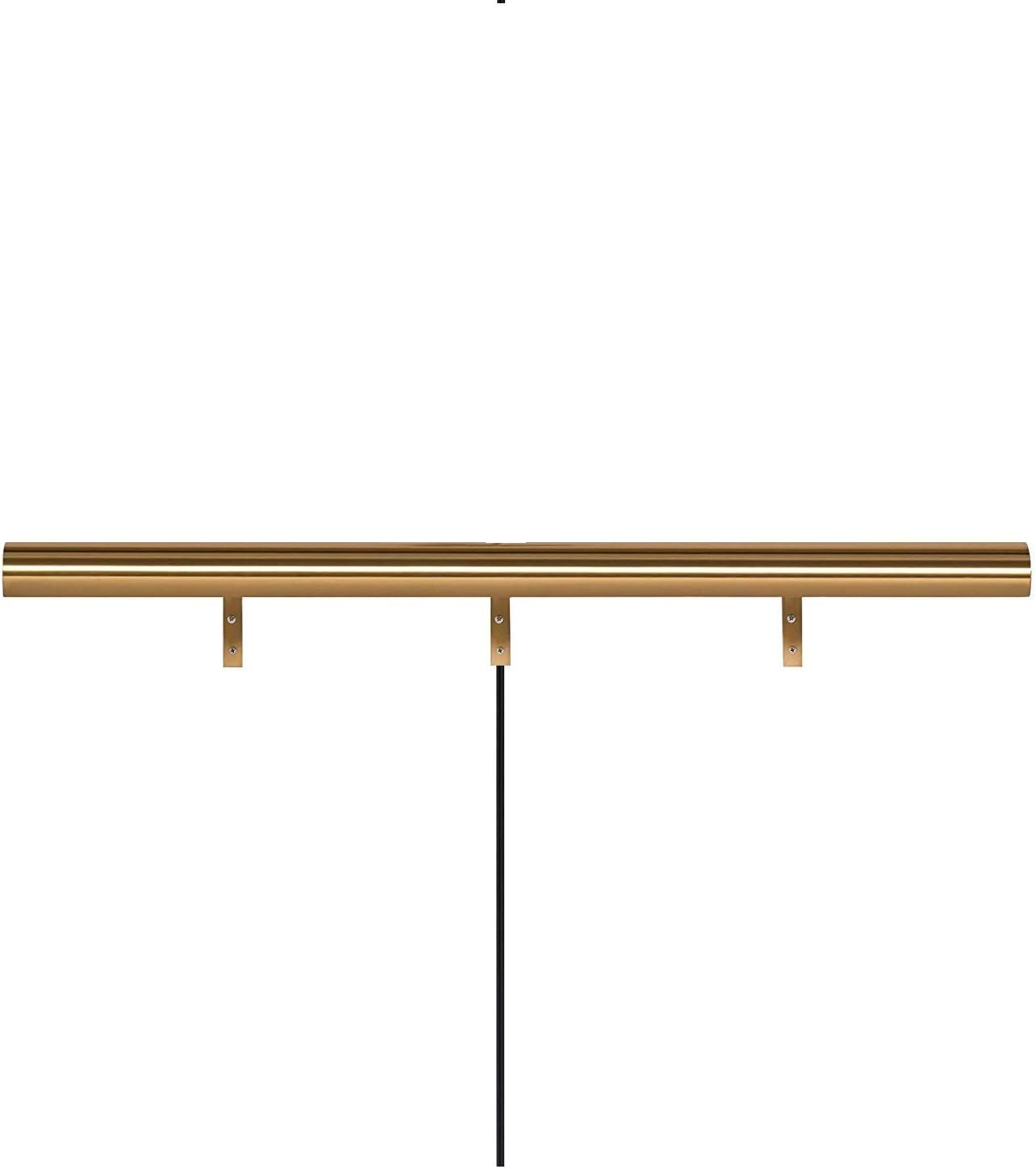 Upgradelights 36 Inch Longer Size Adjustable Plug-in Picture Lamp (Brushed Gold)