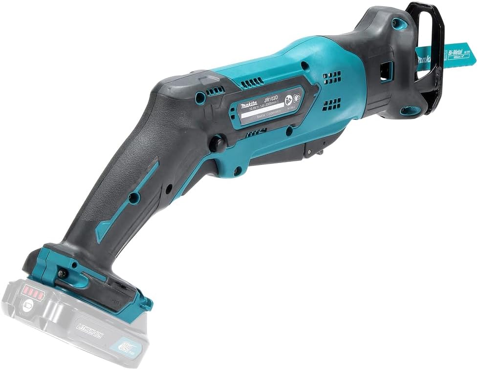 Makita JR103DZ 12V Max Li-Ion CXT Reciprocating Saw - Batteries and Charger Not Included, Blue