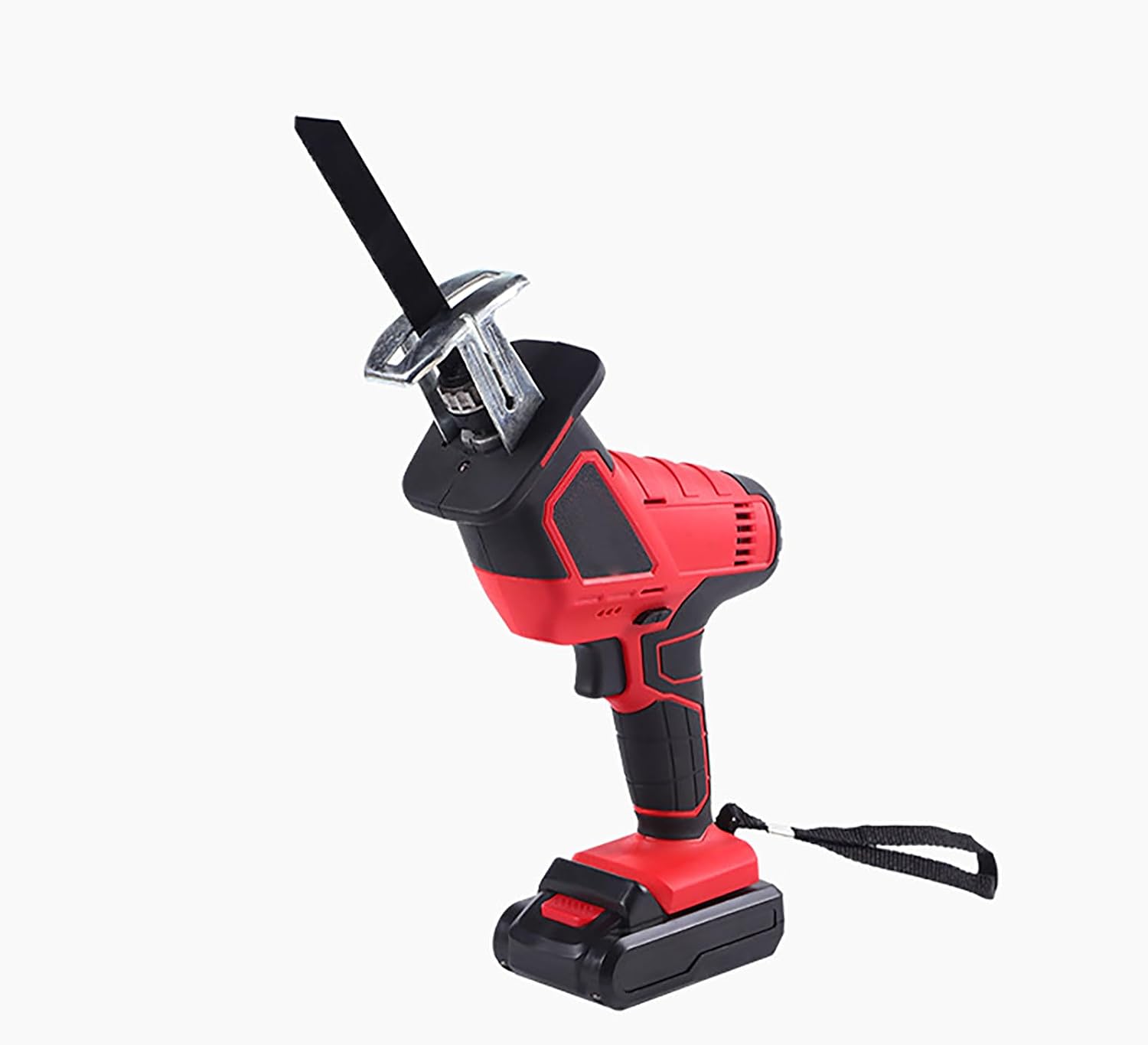 Cordless Reciprocating Saw - All Purpose Saw, 1/2 Battery And Charger, 2 Saw Blades, Variable Speed, For Easy Cutting Of Wood And Metal (2 batteries)