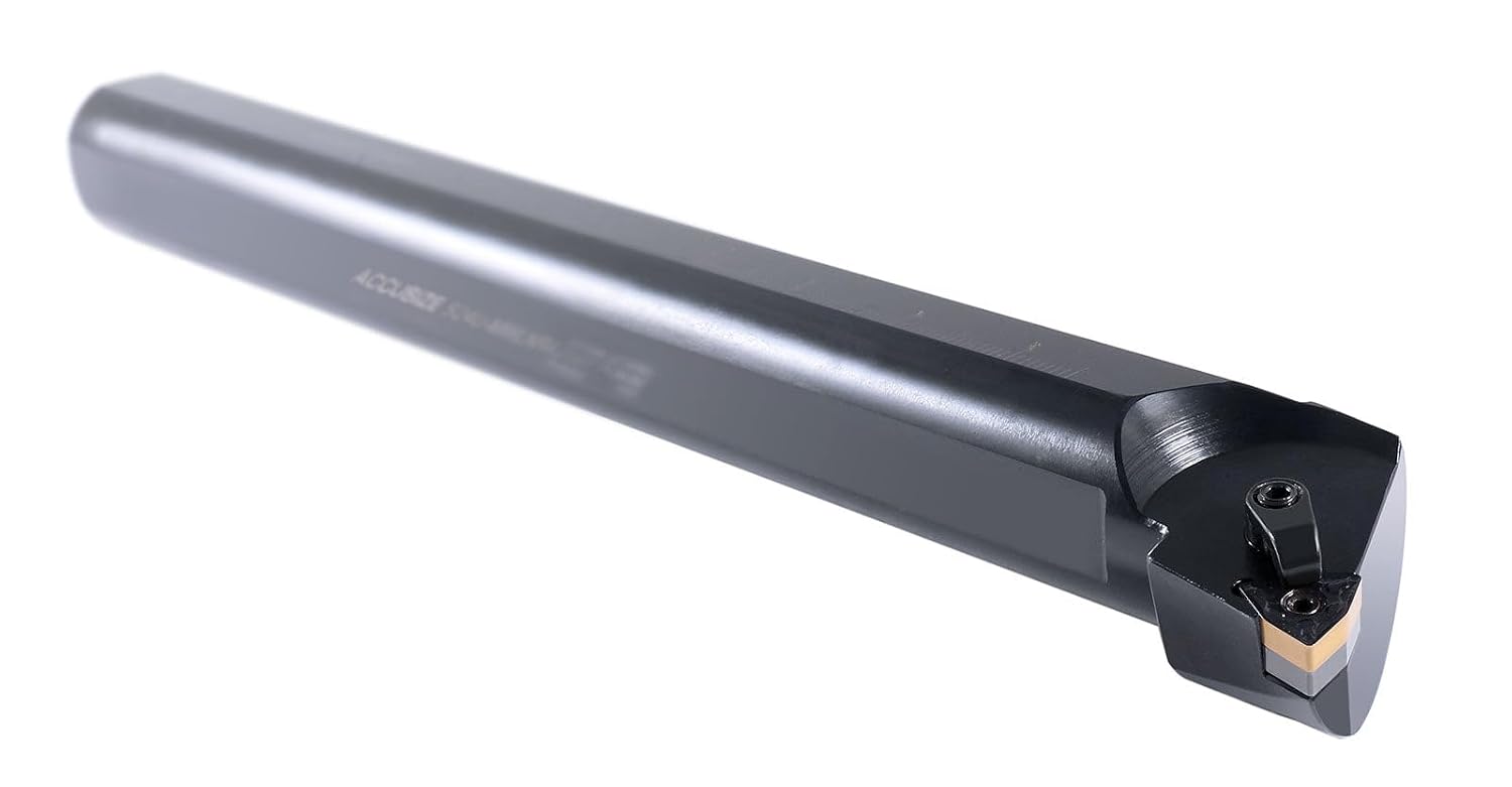 Accusize 1-1/2' x 14' OAL LH S-MWLN Heavy-Duty Boring Bar, 0028-1976 | Left Hand, 1-1/2' Shank, 14' OAL, 2' Min Bore, WNMG43 Carbide Insert, Oxide Body